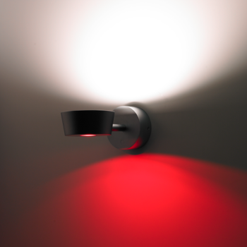 Prebit LANA, Chrom-Matt, Nachtlicht Rot, mit USB-Lader