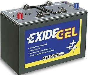 Exide Gelbatterie, 12V, 24Ah bis 210Ah