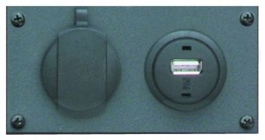 Philippi Panel für 2x PSD- bzw. USB-Steckdosen