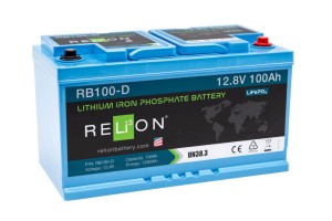 Lithium Akku Komplettsystem RELiON 12V 100Ah DIN