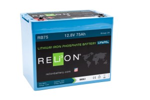 Lithium Akku Komplettsystem RELiON 12V 75Ah