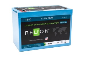 Lithium Akku Komplettsystem RELiON 12V 80Ah
